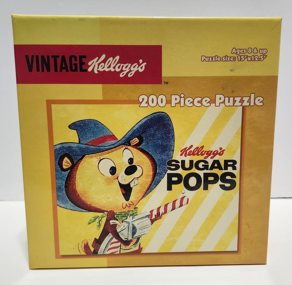 Vintage Kellogg's Sugar Pops 200 Piece Puzzle Pressman 2006 Sealed New